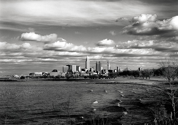 Cleveland-OH, View from Edgewater-